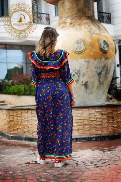 Patterned "Kabyle" dress - orientaletendance