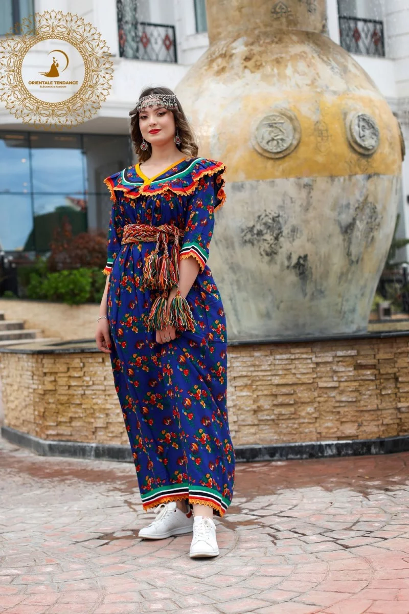 Robe "Kabyle" à motifs - orientaletendance