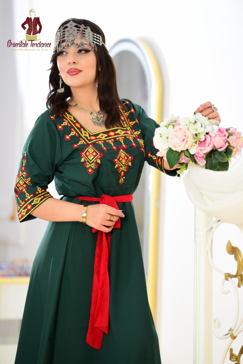 Robe Kabyle verte