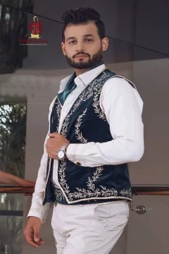 Men's Karakou vest velvet 2024 collection