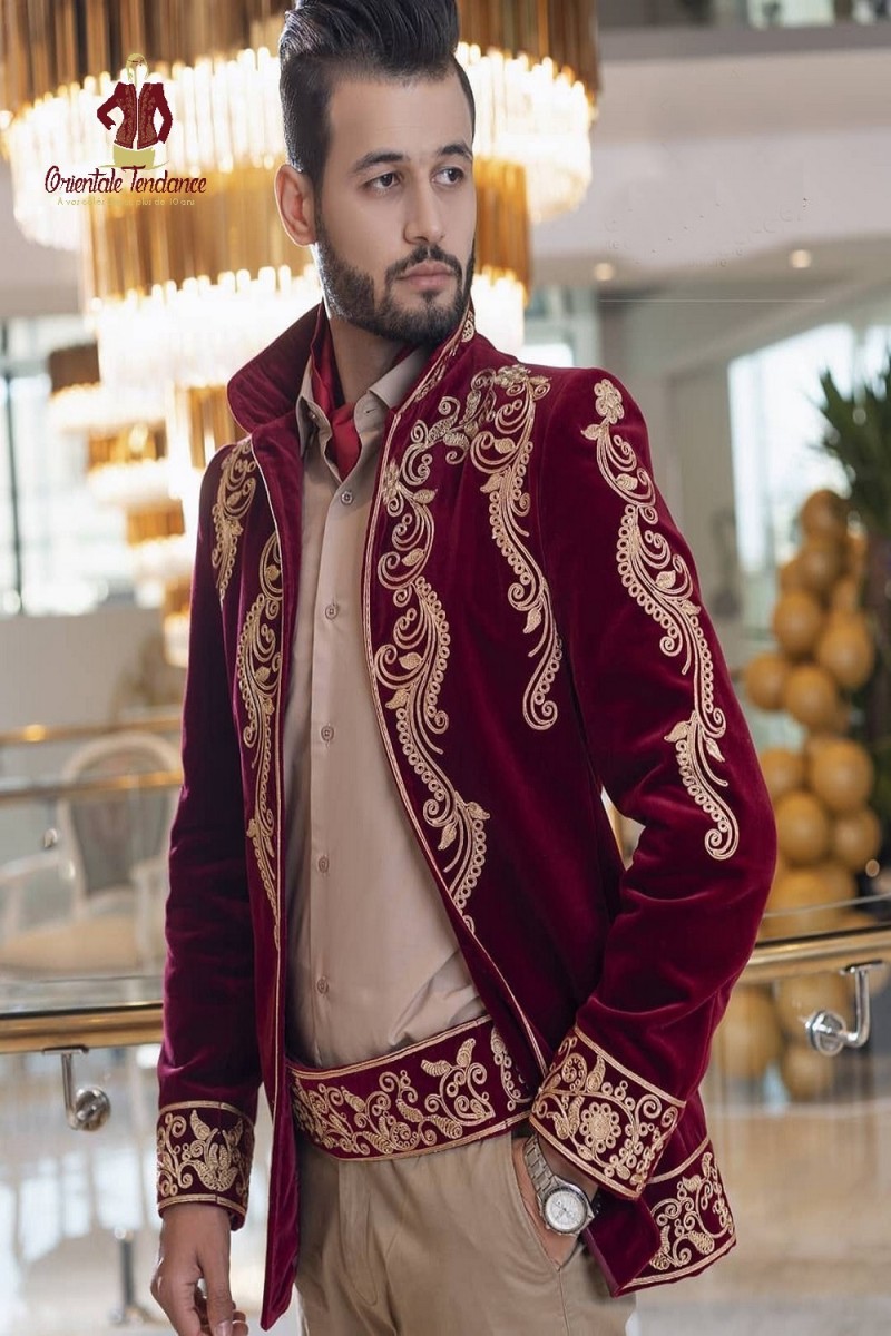 Modern and elegant Men's Karakou vest 2025 collection Modern and elegant Men's Karakou vest 2025 collection