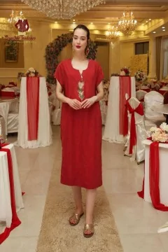 Online sale of the embroidered Kabyle Manel Dress