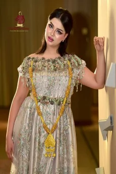 Collier Skhab Algérien Noria en plaqué or