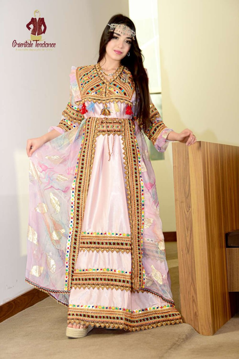 Robe Kabyle de Cérémonie Thiziriya traditionnelle