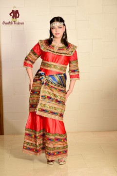 Trendy Ilhem Kabyle Dress, handmade, online sale
