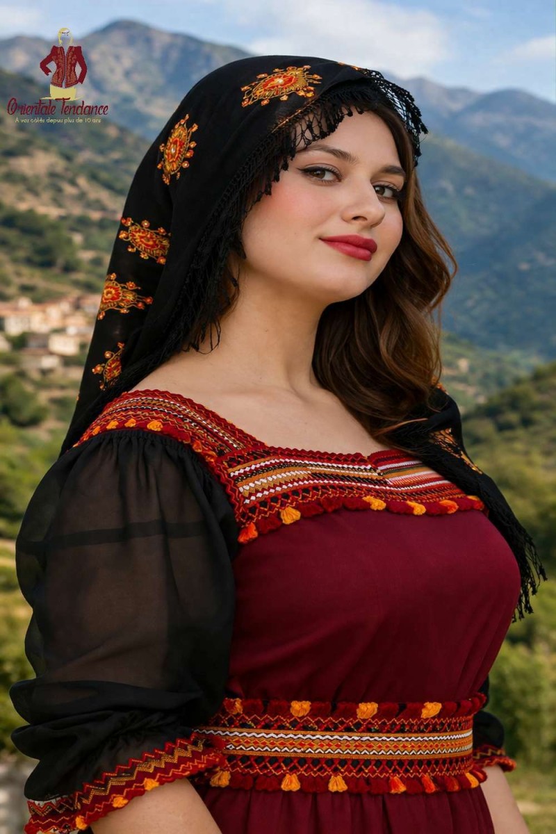 Online sale of the Kabyle Meryem Scarf – 2026 Collection