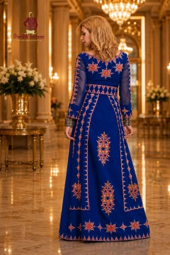 Online Sale – Blue Kabyle Dress Nazlie | 2026 Collection