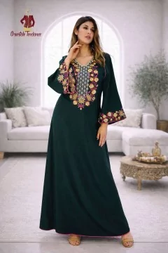 Vente en ligne Robe Caftan Satin Prestige Nouria collection 2026