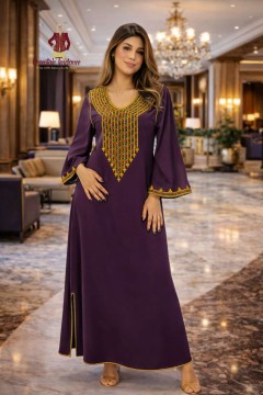 Gandoura Royale Brodée RACHIDA luxe orientale élégante
