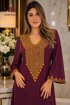 Gandoura Royale Brodée RACHIDA luxe orientale élégante