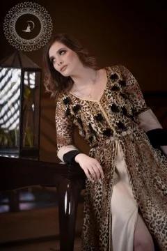 Caftan Léopard - orientaletendance