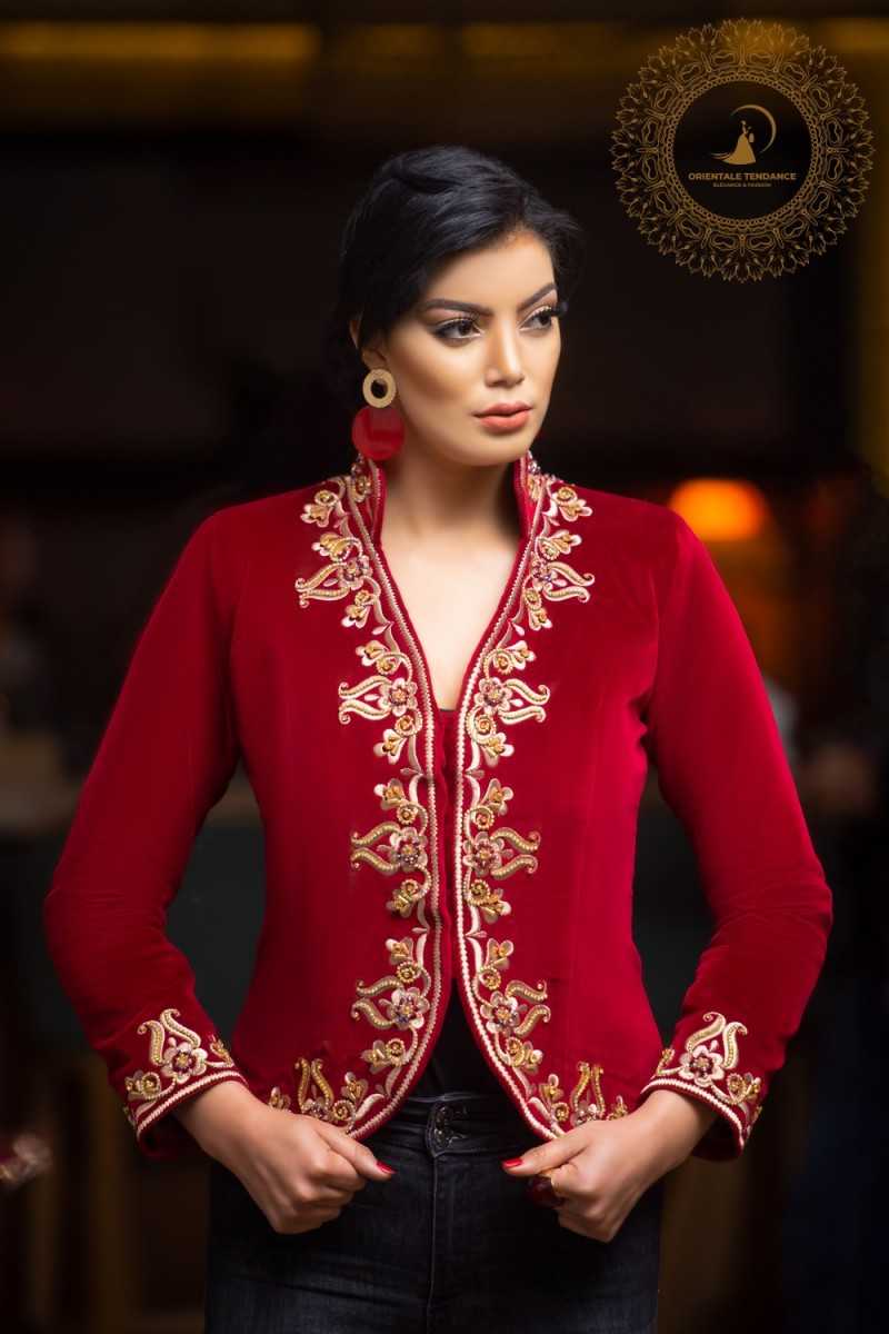 gilet traditionnel marocain femme